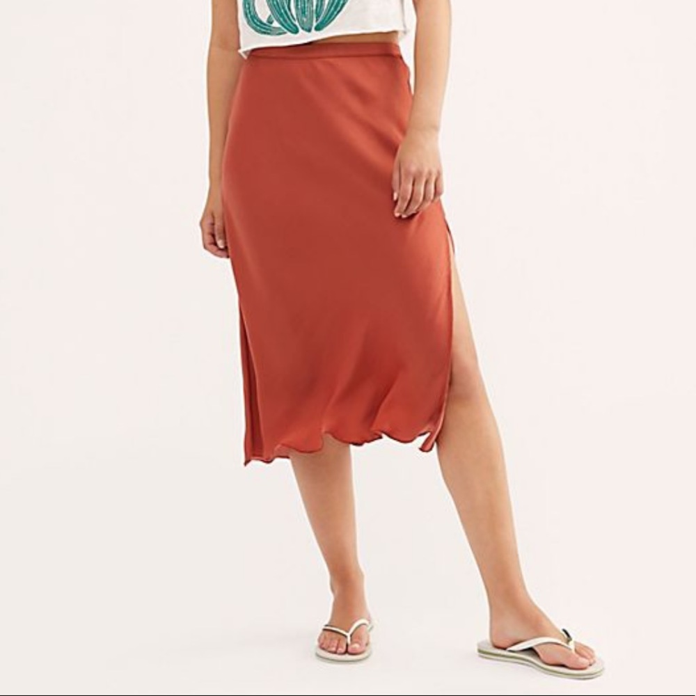 Free People Silk Slip